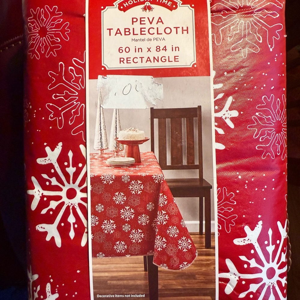 New snowflake peva tablecloth